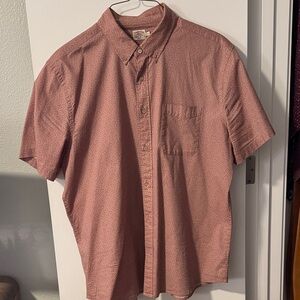 Faherty Men's Casual Pink Button Down Shirt